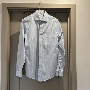 Blue striped Brooks Brothers, dress shirt